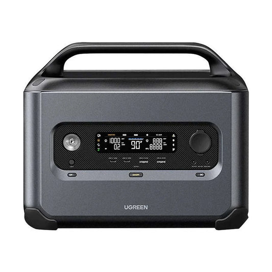 محطة طاقة محمولة يو جرين بسعة 1024 واط/ساعة وبقدرة 1200 واط مع شحن شمسي | Ugreen Portable Power Station LiFePO4 Battery Solar Generator, 1200W 1024Wh