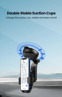 UGREEN Waterfall-Shaped Suction Cup Phone Mount | حامل هاتف بكوب شفط على شكل شلال من يوجرين