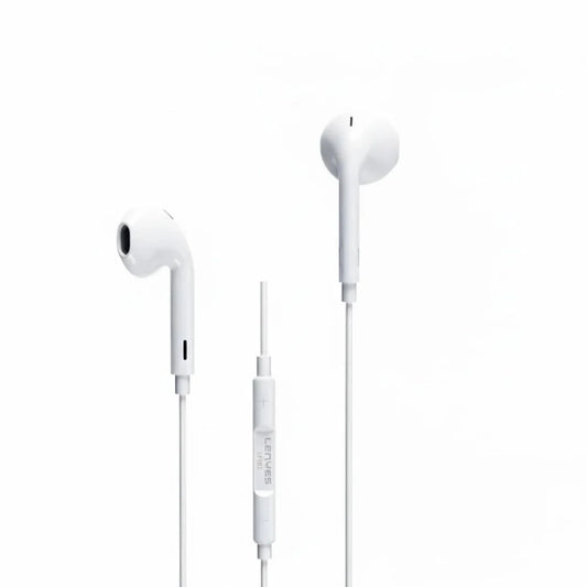 سماعات Lenyes LF100 بمنفذ Lightning صوت واضح وراحة فائقة لأجهزة iPhone | Lenyes LF100 Lightning Earphones Clear Sound Comfort iPhone iPad