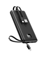 باور بانك PowerGo MultiCharge 10000 أسود | Innostyle PowerGo MultiCharge 10000 Black IP20MCBLK