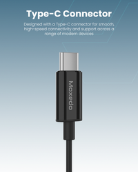 Moxedo USB-C Wired Earphone - Black