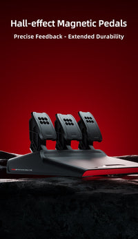 مقود سباقات PXN-V10 Pro Racing Simulator مع دواسات للكمبيوتر وPS4 وXbox - اسود | PXN-V10 Pro Entry DD Racing Simulator For PC, PS4 And Xbox - Black