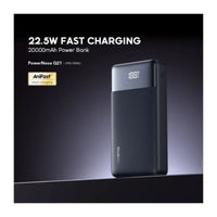 باور بانك اورايمو PowerNova بسعة 20,000 مللي امبير وبقدرة شحن 22.5 واط - اسود | Oraimo PowerNova OPB-7200Q 22.5W Power Bank - Black