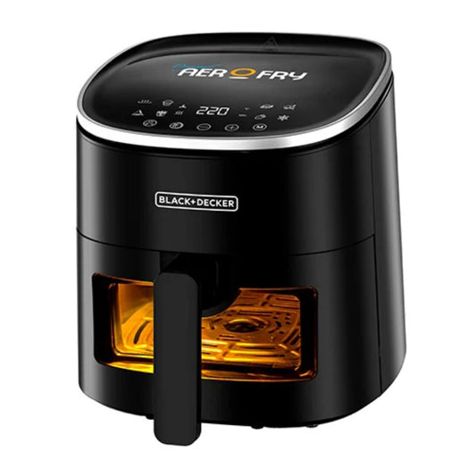 قلاية هوائية بلاك أند ديكر الرقمية مع نافذة بسعة 7.2 لتر | Black&Decker AF7210-B5 DIGITAL AEROFRY WITH WINDOW - 7.2L
