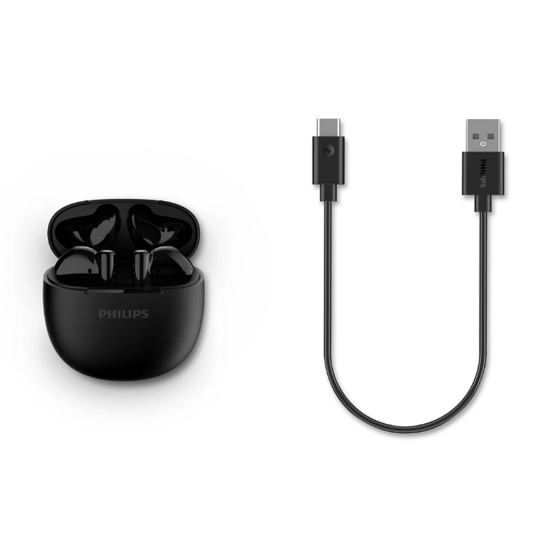Philips Headphones TAT1139BK Black | سماعات فيليبس لاسلكية سوداء