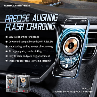 حامل هاتف مع شحن لاسلكي ويكومي U202 | WEKOME U202 Wireless Charging Phone Holder