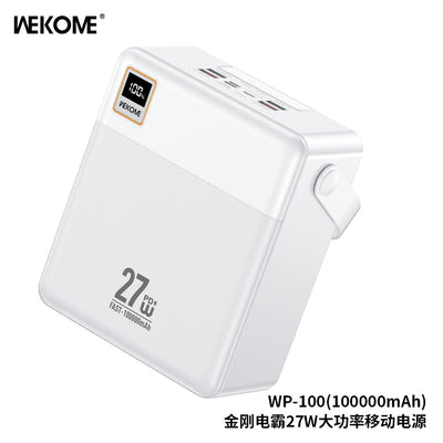 باور بانك ويكومي WP-100 100000mAh | WEKOME WP-100 Power Bank 100000mAh