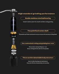 Racing M1-Manual Coffee Grinder -Titanium plating - 2
