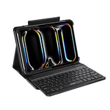 حافظة ويوو الجامعة مع لوحة مفاتيح لاسلكية للتابلت من 9 الى 11 انش - اسود | WiWU Universal Keyboard Case for 9 to 11 inch Tablets - Black