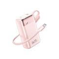باور بانك ويوو T132 بسعة 12000 مللي أمبير وقدرة 65 واط مع كيبل مدمج | WiWU T132 12000mAh 65W Power Bank with Built-in Cable