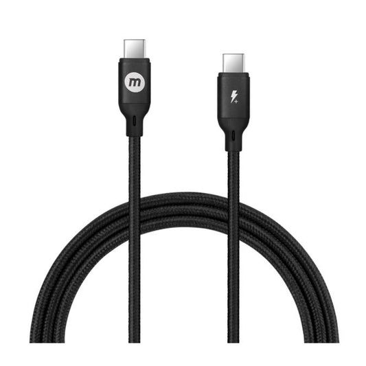 كيبل موماكس جو لينك تايب سي الى تايب سي بقدرة شحن 100 واط و طول 1.2 متر  | Momax GoLink USB-C to USB-C PD 100W Braided Cable (1.2M)