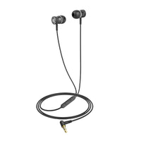 سماعات هافيت E303P السلكية بمنفذ 3.5 ملم مع مايك - أسود وأبيض ووردي | Havit E303P Wired Earphones with Mic