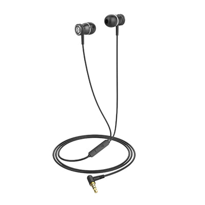 سماعات هافيت E303P السلكية بمنفذ 3.5 ملم مع مايك - أسود وأبيض ووردي | Havit E303P Wired Earphones with Mic