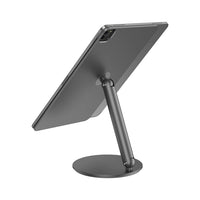حامل تابلت ويوو متعدد الزوايا قابل للدوران والطي لجهاز ايباد برو 11 / برو 13 - رمادي | WIWU ZM-310 Hubble Tablet Stand for iPad Pro 11 / Pro 13 – Gray