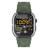 ساعة بروميت إكس واتش SL الرياضية الذكية بشاشة 2.01 إنش ومكالمات بلوتوث - أخضر | Promate XWatch-SL SportFit Tough-Built Smartwatch with BT Calling - Green