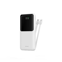 باور بانك ويوو إيسن Wi-P081 بسعة 10000 مللي أمبير وقدرة 22.5 واط مع كيبلات مدمجة | WiWU Essen Power Bank 22.5W 10000mAh Wi-P081 with Built-in Cables