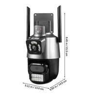كاميرا مراقبة Lenyes CC203 WiFi الخارجية بذكاء اصطناعي مع انذار | Lenyes CC203-UK AI Alarm WiFi Spherical IP Camera