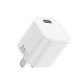 شاحن ويوو Wi-G014 سريع 20 واط GaN مدمج لـ iPhone - أبيض | WiWU 20W Cube GaN Fast Charger Wi-G014 for iPhone - White