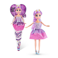 ZURU Sparkle Girlz Unicorn Princess Cone Doll 10.5 Inch