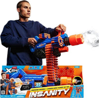 ZURU XSHOT Insanity Smoking Barrel with 72 Darts