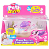 زورو بيتس ألايف ماما السلحفاة وصغارها المفاجأة | ZURU Pets Alive Mama Turtle Surprise Playset